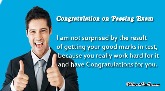 Congratulations Messages for Passing Exams