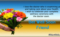 Get Well Soon Messages for Friend