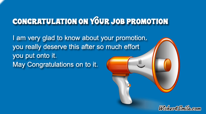 Congratulation Messages for Job Promotion
