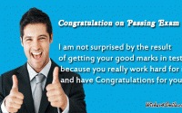 Congratulations Messages for Passing Exams