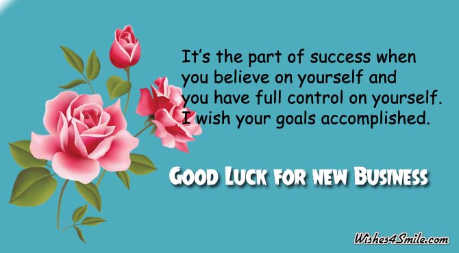 Good luck messages for starting a new business