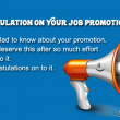 Congratulation Messages for Job Promotion